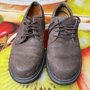 Timberland Mens Size 8.5M Brown Waterproof Leather Oxfords Low Top
